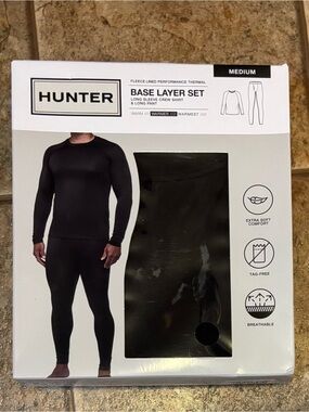 NIB Hunter men’s Base Layer set size M